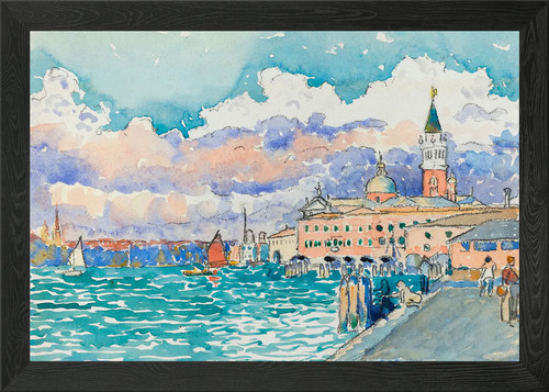 Quadro acquerello spiaggia