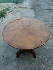 Tavolino rotondo tondo noce