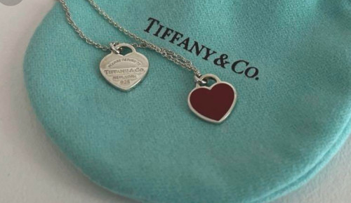 Collana tiffany doppio cuore - collana,