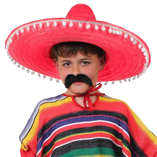 Cappello sombrero rosso - sombrero,