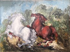 TESTA GIANNI dipinto su tela