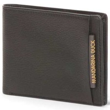 Moda Portafoglio Mandarina Duck DUAL Uomo Pelle Nero - P10UDP03651