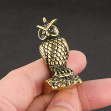 Mini Owl Brass Ornaments