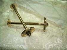 FERMATENDA BRACCIOLI  ottone pieno colore oro  coppia