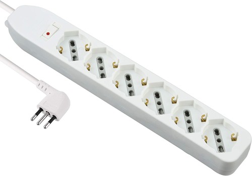 Multipresa bipasso schuko - multipresa, +