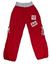 Zumba Go Red Por Tu Corazon Limited Edition Cargo Dance Pants Red Capri Size S