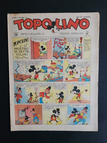 Topolino giornale 710 anno - giornale,