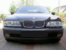 FARI ANGEL EYES CROMO BMW SERIE 5 E39 DAL 09/1995- 2002 RESTYLING ++ MOTORINI