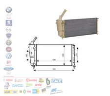 Radiatore motore acqua - motore, lancia