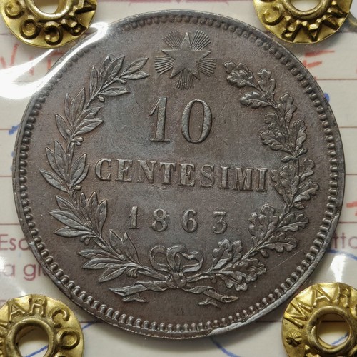 Centesimi 1863 strasburgo - 10,