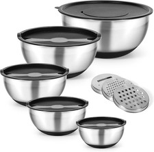5 Set Da Ciotola Acciaio