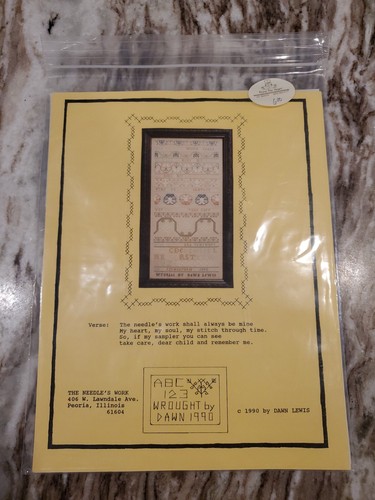 Tabella punto croce - , vintage