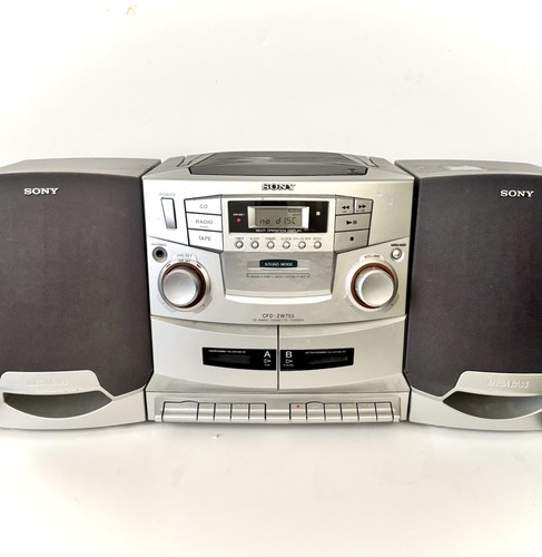 Sony cfd zw755 boombox - sony,