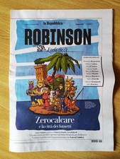 ROBINSON LA REPUBBLICA n. 150 - 19 Ottobre 2019 - ZEROCALCARE Copertina + Storia