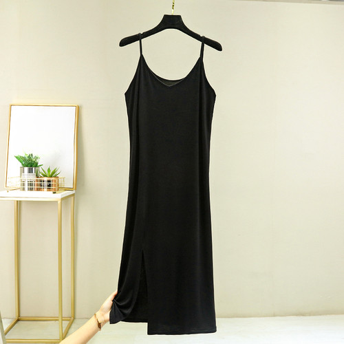 Abito donna midi slip camicia