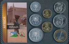 Monete Gibuti Brillant fior di