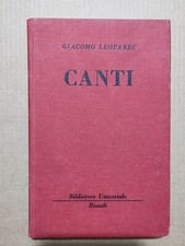 Libro CANTI di GIACOMO