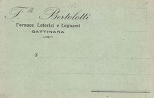 A6288) FRATELLI BERTOLOTTI GATTINARA FORNACE LATERIZI E LEGNAMI VERCELLI