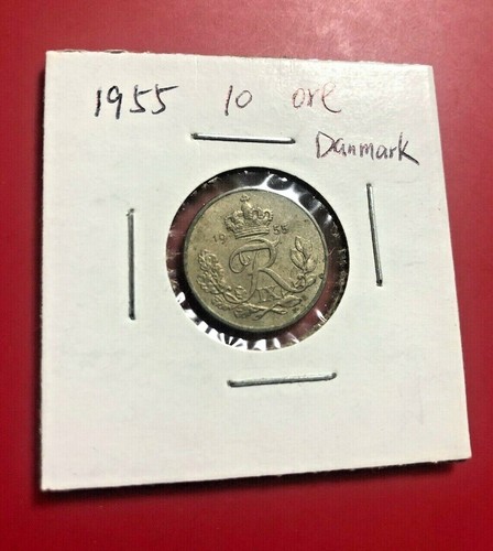 Moneta danese ore del 1955 - 10,