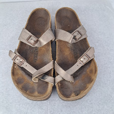 Sandali Birkenstock marrone numero 38 donna