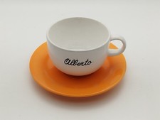 TAZZA E PIATTINO DA COLAZIONE ROMETTI UMBERTIDE PERSONALIZZATA UMBERTO