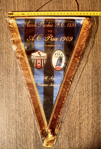 Gagliardetto gara ascoli pisa - gara,
