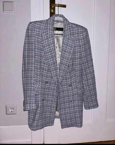Blazer donna zara tweed - blazer,