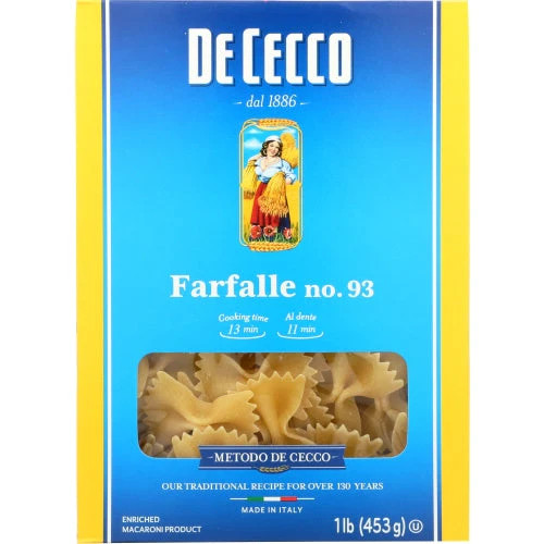Pasta farfalle oz - pasta,