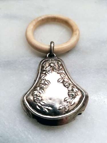 Antico sonaglio ciucciotto - antico,
