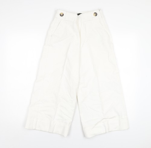 Jeans donna zara bianco cotone - donna,