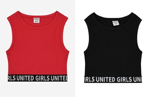 Maglia ragazza crop top
