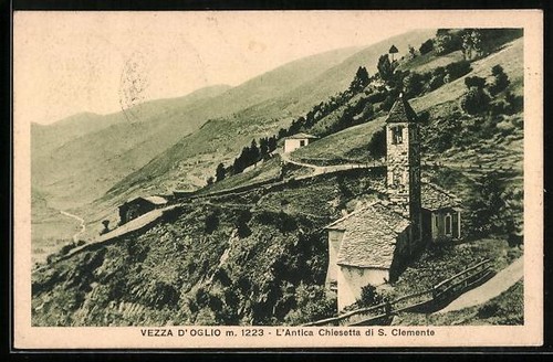 Cartolina vezza oglio - vezza, d'oglio