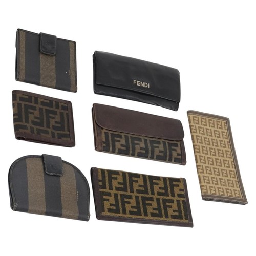 Fendi zucca portafoglio tela - fendi,