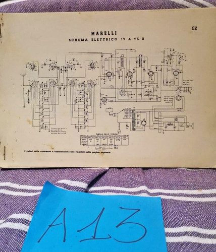 Schema elettrico vedi - schema,