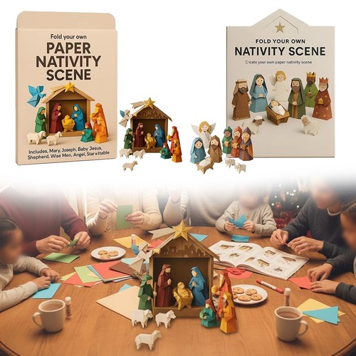 Origami kit presepe - di, carta