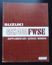 Suzuki GSX400FWSE 1984 suppl