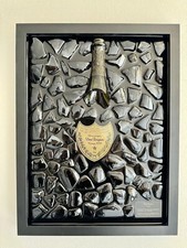 Quadro in resina con bottiglia