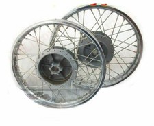 Per Reale Enfield Pallottola 350 500 Completo Coppia Acciaio Ruota Rim Wm2 - 19