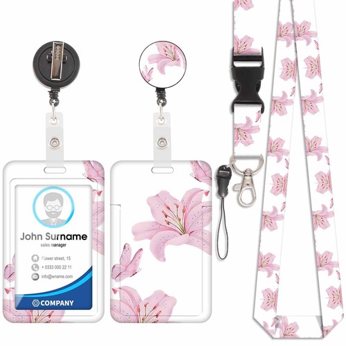 Porta badge con - con, da