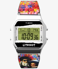 Custodia Timex 80 TVboy tw2y46800 dimensioni 34 mm × 34 mm limitata nuova