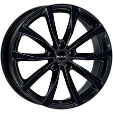 CERCHI IN LEGA 17" MAK WOLF VOLKSWAGEN GOLF 5 - 6 - 7 - NUOVI - NERO LUCIDO