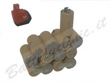 Batteria per trapano Hilti SFB155 15.6 V Ni-Mh 3000 mAh. kit AUTO INSTALLAZIONE