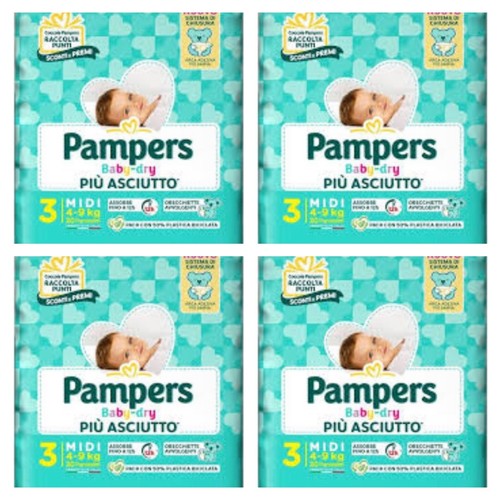 Pampers baby dry - baby, misura
