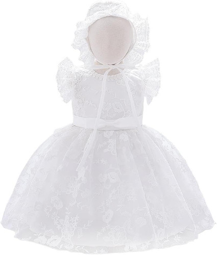 Vestito abito bianco ricamato - vestito,