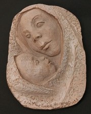Scultura Madonna e Bambino