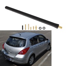 7" Short Black Antenna Mast