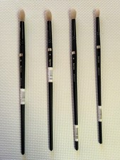 Nuovo pennello per pittura ad olio nero tondo 4 misure mai usato 20,18,16,12 mm