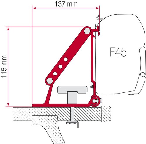 Staffe per f45 - f45/f35/f43, van