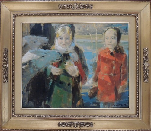 Piero dall baskets oil - oil, on