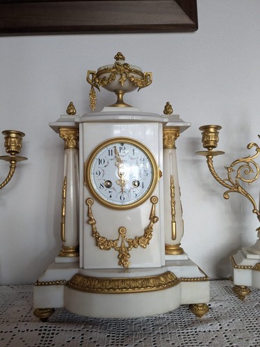 Orologio candelabro trittico - orologio,